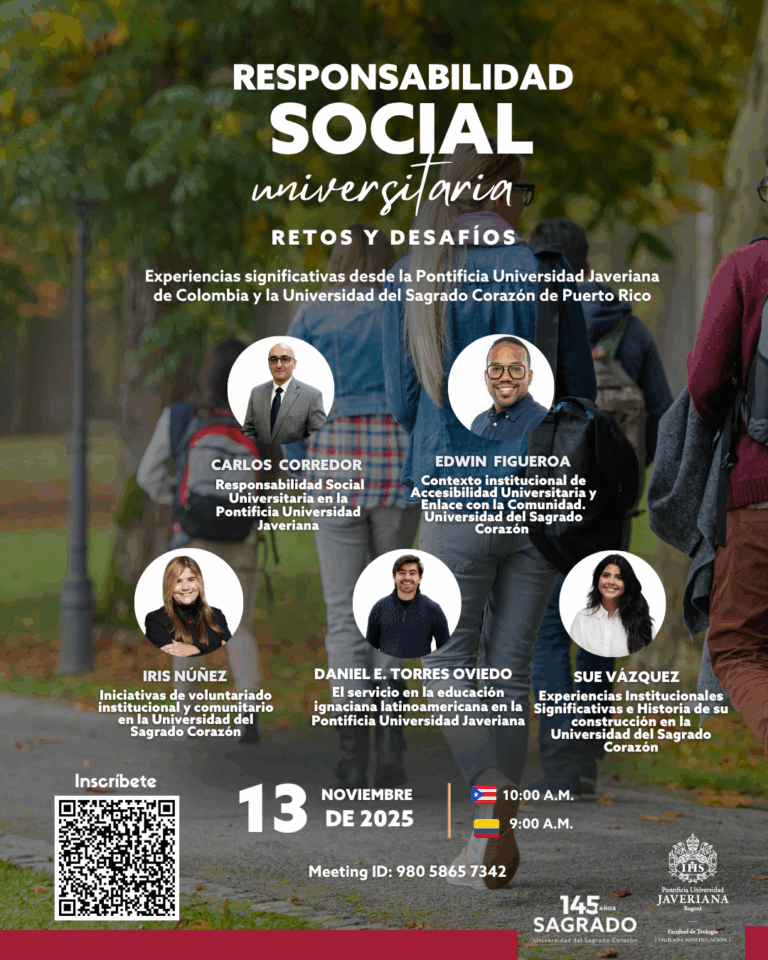 Conversatorio interuniversitario sobre responsabilidad social entre la Pontificia Universidad Javeriana y la Universidad del Sagrado Corazón.